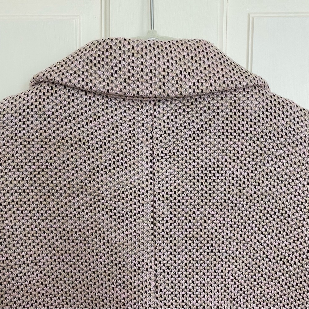 Topshop | Textured Knit Coat in Nude • 4 US - Picture 5 of 16